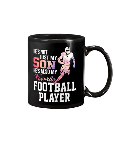 My Son Is Also My Favorite Football Player T-Shirt - Mug