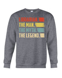 Librarian -The Man-The Myth- The Lengend Tote Bag - Unisex Long Sleeve - Sweatshirt