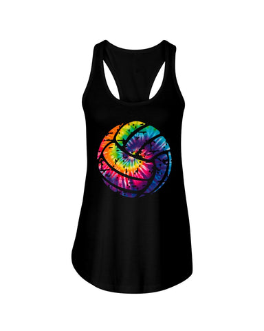 Tie Dye Volleyball T-Shirt - Ladies Flowy Tank - Youth Tee