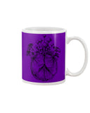 Hippie Peace Sign And Mushroom  Limited Classic T-Shirt - Mug