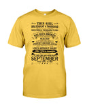 September Girl Hasa Fought Thousands Battles T-Shirt - Guys Tee - Sweatshirt