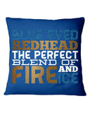 Blue Eye Hedhead The Perfect Blend Of Fire And Ice Limited Classic T- Shirt - Outdoor/Indoor Pillow