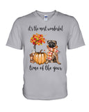 The Most Wonderful Time - Pug Limited Classic T-Shirt - Guys V-Neck - Unisex Long Sleeve