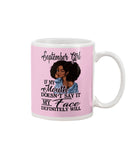September Girl If My Mouth Doesn't Say It My Face Definitely Will Classic T-Shirt - Basketweave Tote Bag - Mug