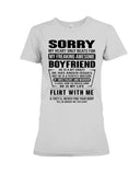 My Freaking Awesome Boyfriend T-Shirt - Ladies Flowy Tank - Ladies Tee