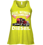 Real Woman Smell Like Diesel T-Shirt - Mug - Ladies Flowy Tank