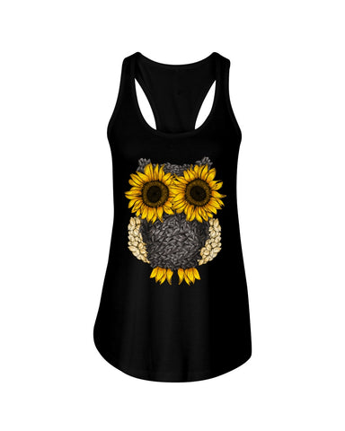 Sunflower Owl Limited Classic T-Shirt - Ladies Flowy Tank - Youth Tee