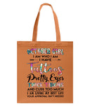 October Girl Have Tatoos Pretty Eyes Limited Classic T-Shirt - Basketweave Tote Bag - Mug