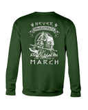 Never Underestimate A March Old Man Limited Classic T-Shirt - Sweatshirt - Unisex Tank Top