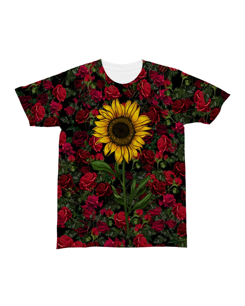 Sunflower And Roses T-Shirt