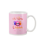 Happy Birthday To October Queen T-Shirt - Mug