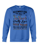 December Girl Have Tattos And Pretty Eyes Tote Bag - Sweatshirt - Ladies Flowy Tank