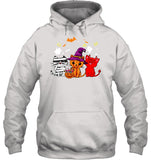 Halloween Cute Cats T-Shirt - Unisex Long Sleeve - Hoodie