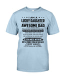 Lucky Daughter Of A March Awesome Dad Limited Classic T-Shirt - Guys Tee - Sweatshirt