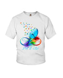 Let It Be Coloful Butterfly Limited Classic T-Shirt - Ladies Flowy Tank - Youth Tee