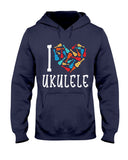 I Love Ukulele Limited Classic T-Shirt - Hoodie - Basketweave Tote Bag