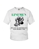 Football - Linemen Limited Classic T-Shirt - Ladies Flowy Tank - Youth Tee