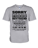 My Freaking Awesome Boyfriend T-Shirt - Hoodie - Guys V-Neck
