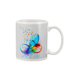 Let It Be Coloful Butterfly Limited Classic T-Shirt - Guys V-Neck - Mug