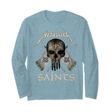 New Orleans Saints - Metallica T-Shirt - Hoodie - Unisex Long Sleeve