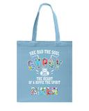 She Has Gypsy Soul And Biker Spirit  Limited Classic T-Shirt - Guys V-Neck - Basketweave Tote Bag