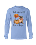 The Most Wonderful Time - Pug Limited Classic T-Shirt - Guys V-Neck - Unisex Long Sleeve