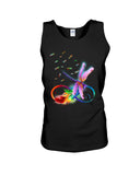 Dragonfly Angles From Heaven - Unisex Tank Top - Youth Tee