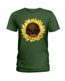 Scary Leopard Skull For Halloween T-Shirt - Ladies Tee - Guys V-Neck