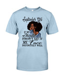 September Girl If My Mouth Doesn't Say It My Face Definitely Will Classic T-Shirt - Guys Tee - Sweatshirt