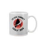 Never Forget Wolf 359 - Mug