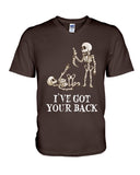 Skeleton- I've Got Your Back Limited Classic T- Shirt - Hoodie - Guys V-Neck
