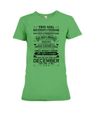 December Girl Has Fought A Thousand Battles T-Shirt - Ladies Tee - Hoodie