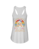 Football -  Good Mom Weekend Forecast T-Shirt - Ladies Flowy Tank - Youth Tee