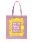 The One Where I Teach Math Limited Classic T-Shirt - Guys V-Neck - Basketweave Tote Bag