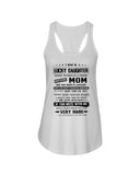 January Girl - Lucky Daughter Was Raised By Awesome Mom T-Shirt - Ladies Flowy Tank - Ladies Tee