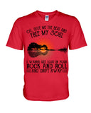 Free My Sould In Your Rock And Roll Limited Classic T-Shirt - Guys V-Neck - Basketweave Tote Bag