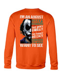 August Man Has 3 Sides You Never Want To See T-Shirt - Sweatshirt - Unisex Tank Top