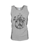 Hippie Peace Sign And Mushroom  Limited Classic T-Shirt - Sweatshirt - Unisex Tank Top