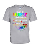 I Am A Nurse Tote Bag - Hoodie - Guys V-Neck