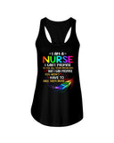 I Am A Nurse Tote Bag - Unisex Tank Top - Ladies Flowy Tank