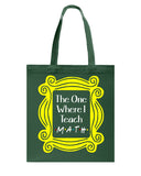 The One Where I Teach Math Limited Classic T-Shirt - Guys V-Neck - Basketweave Tote Bag