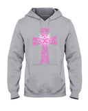 Breast Cancer Cross T-Shirt - Ladies Tee - Hoodie