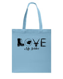 Veteran- Love My Soldier Limited Classic T-Shirt - Guys V-Neck - Basketweave Tote Bag