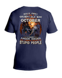 An October Grumpy Old Man Limited Classic T- Shirt - Hoodie - Guys V-Neck