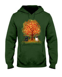 Pug Under Autumn Tree Tote Bag - Hoodie - Ladies Tee