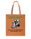 Football - Linemen Limited Classic T-Shirt - Guys V-Neck - Basketweave Tote Bag