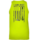 I Am Not Not Most Women Navy Mom T-Shirt - Unisex Tank Top - Ladies Flowy Tank