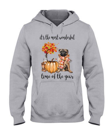 The Most Wonderful Time - Pug Limited Classic T-Shirt - Hoodie - Ladies Tee