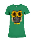 Sunflower Owl Limited Classic T-Shirt - Ladies Tee - Hoodie