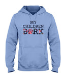 Dog Footprint- My Children Bark Limited Classic T-Shirt - Hoodie - Guys V-Neck